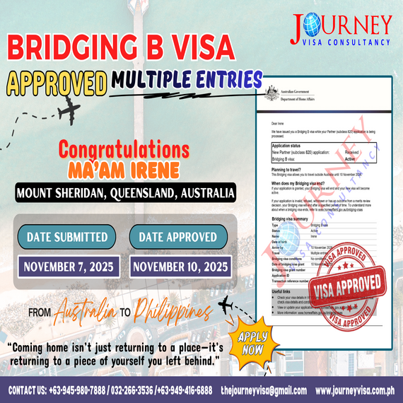 AUSTRALIA - BRIDGING B VISA