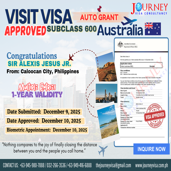 AUSTRALIA - VISIT VISA