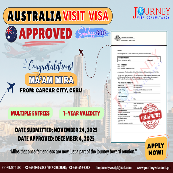 AUSTRALIA - VISIT VISA