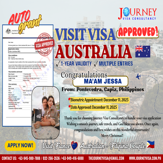 AUSTRALIA - VISIT VISA