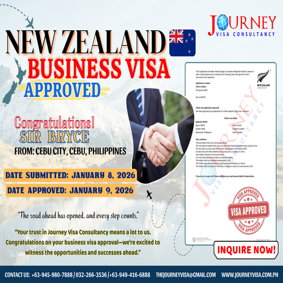 NEW ZEALAND - BUSINESS VISA