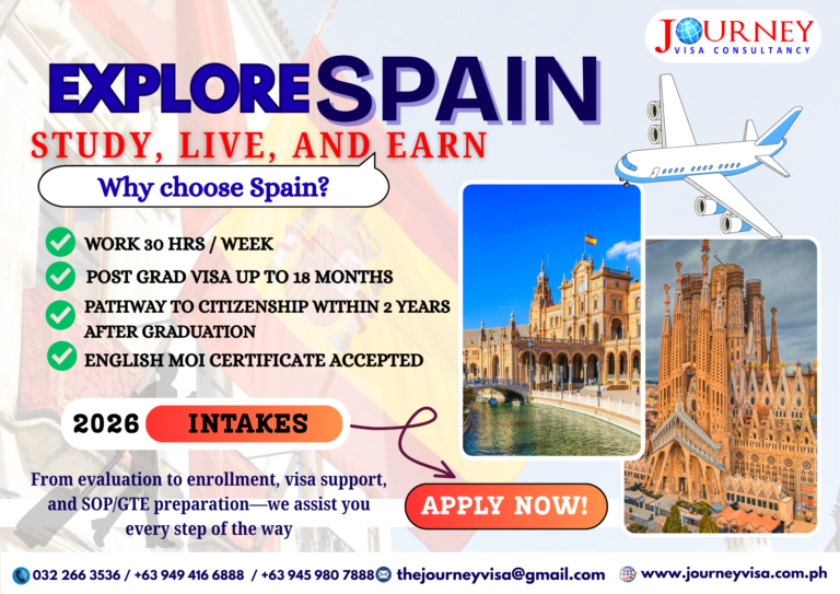 STUDY IN SPAIN AND TURN LEARNING INTO A LIFE EXPERIENCE