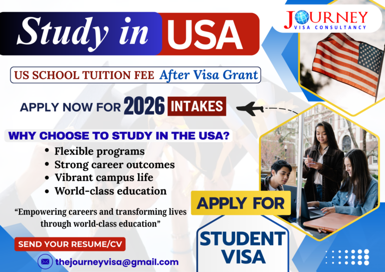 STUDY IN THE USA – 2026 INTAKES NOW OPEN! PAY TUITION FEE AFTER VISA APPROVAL
